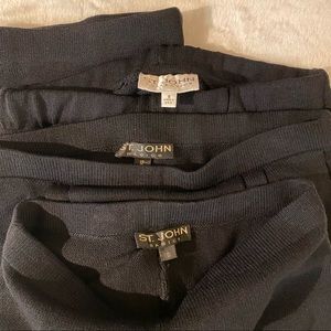 St John Collection and St John Basics lot of 3, sizes 6, 8 and 12